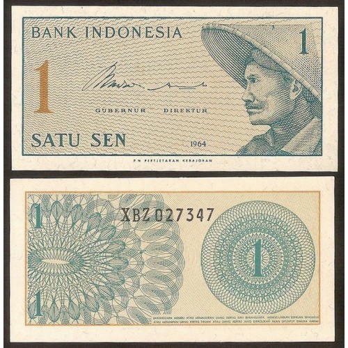 INDONESIA 1 Sen 1964...
