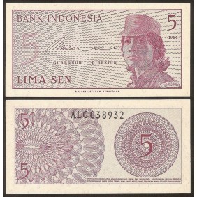 INDONESIA 5 Sen 1964