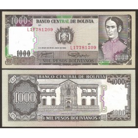 BOLIVIA 1000 Pesos...