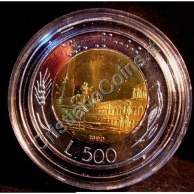 500 Lire 1990 BIMETALLICO...