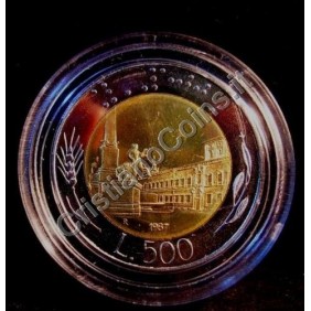 500 Lire 1987  BIMETALLICO...