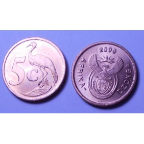 SOUTH AFRICA 5 Cents 2000...
