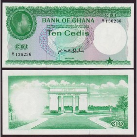 GHANA 10 Cedis 1965