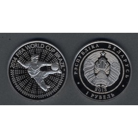 BELARUS 1 Rouble 2013 Fifa...