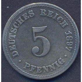 GERMANY EMPIRE 5 Pfennig...