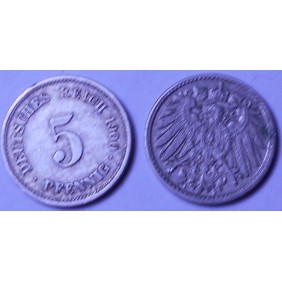 GERMANY EMPIRE 5 Pfennig...