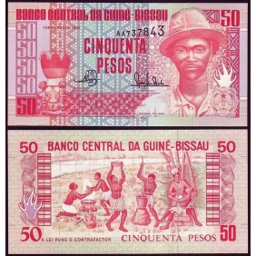 GUINEA BISSAU 50 Pesos 1990