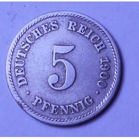 GERMANY EMPIRE 5 Pfennig...