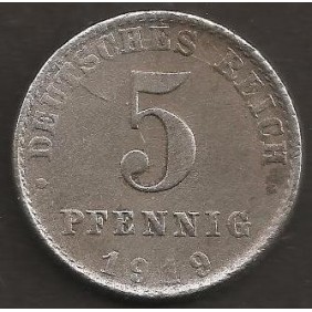 GERMANY EMPIRE 5 Pfennig...