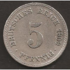 GERMANY EMPIRE 5 Pfennig...