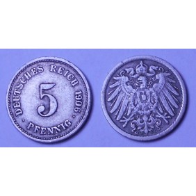 GERMANY EMPIRE 5 Pfennig...
