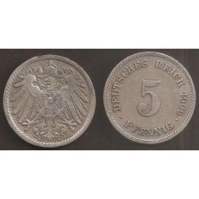 GERMANY EMPIRE 5 Pfennig...