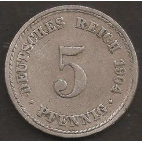 GERMANY EMPIRE 5 Pfennig...