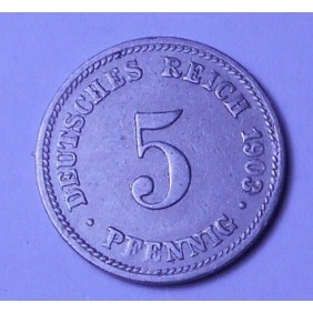 GERMANY EMPIRE 5 Pfennig...