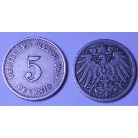 GERMANY EMPIRE 5 Pfennig...