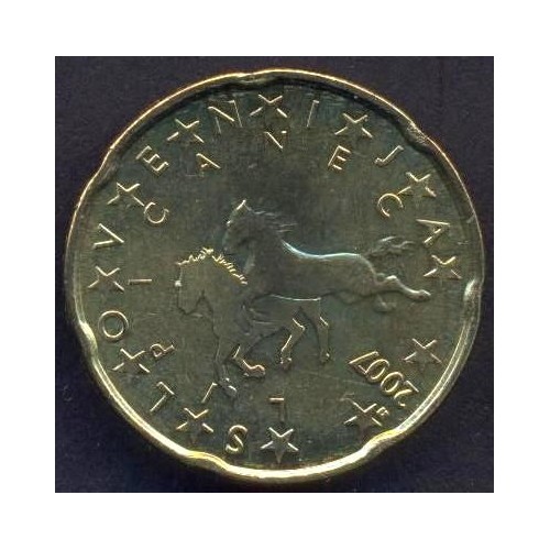 SLOVENIA 20 Euro Cent 2007