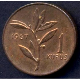 TURKEY 1 Kurus 1967