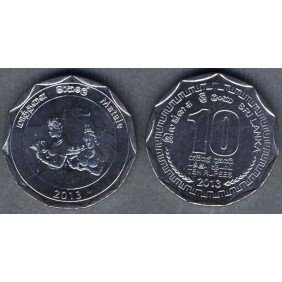 SRI LANKA 10 Rupees 2013...