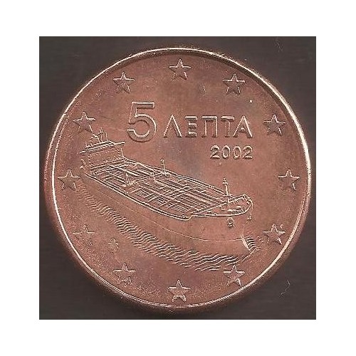 GREECE 5 Euro Cent 2002