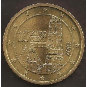 AUSTRIA 10 Euro Cent 2002