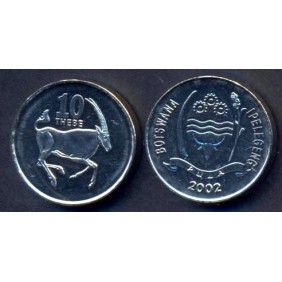 BOTSWANA 10 Thebe 2002