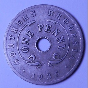 SOUTHERN RHODESIA 1 Penny 1935