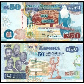 ZAMBIA 50 Kwacha 2014...