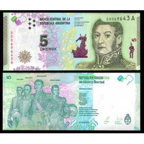 ARGENTINA 5 Pesos 2015