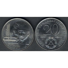 DDR 20 Mark 1979 Ann. East...