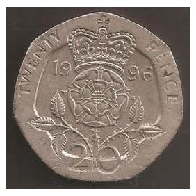 GREAT BRITAIN 20 Pence 1996