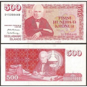 ICELAND 500 Kronur 1986