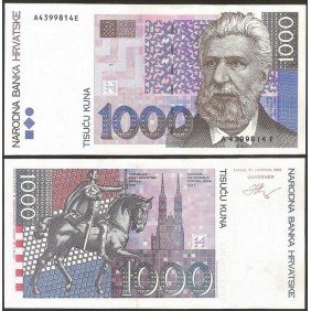 CROATIA 1000 Kuna 1993