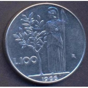 100 LIRE 1966