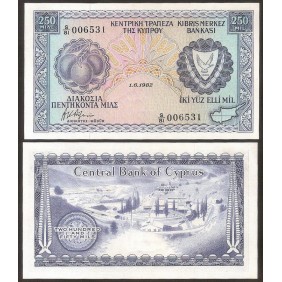 CYPRUS 250 Mils 1982
