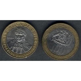 CHILE 100 Pesos 2009 Mapuche