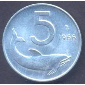 5 LIRE 1966