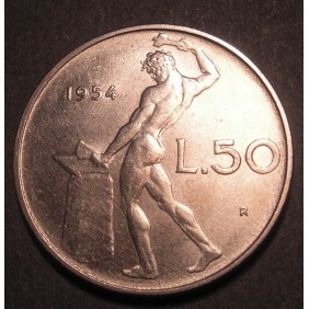 50 Lire 1954 q.FDC