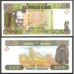 GUINEA 500 Francs 1998