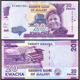 MALAWI 20 Kwacha 2015