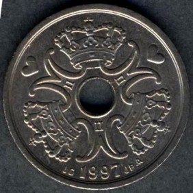 DENMARK 2 Kroner 1997