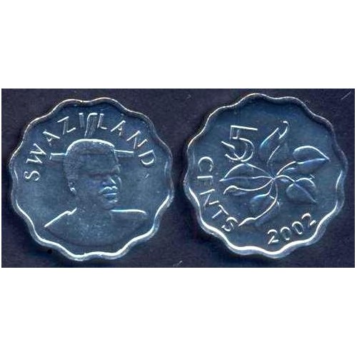 SWAZILAND 5 Cents 2002