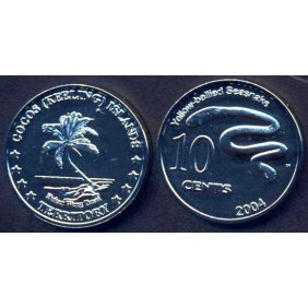 COCOS ISLANDS 10 Cents 2004