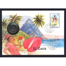 NUMISBRIEF St. Lucia 25...