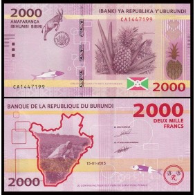 BURUNDI 2000 Francs 2015