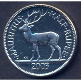 MAURITIUS 1/2 Rupee 2003