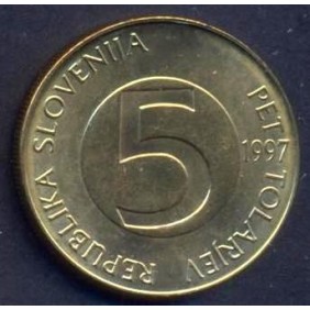 SLOVENIA 5 Tolarjev 1997