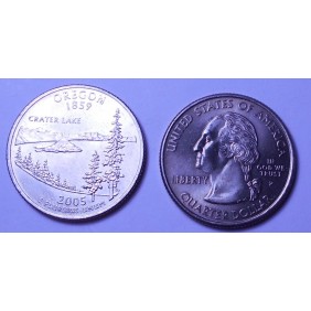 USA 1/4 Dollar 2005 P Oregon