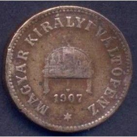 HUNGARY 2 Filler 1907