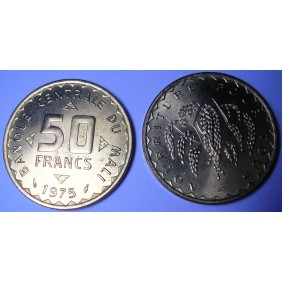 MALI 50 Francs 1975 FAO