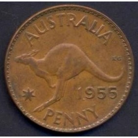 AUSTRALIA 1 Penny 1955 (m)